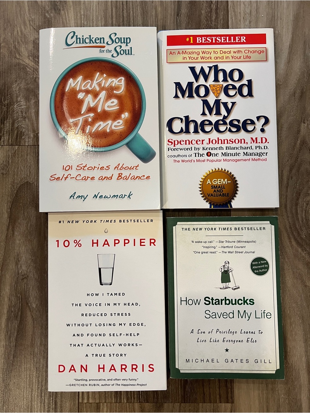 Set of 4 motivational books